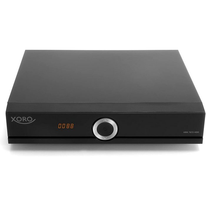 Xoro Xoro HRK 7672 HDD DVB-C HD Kabelreceiver (HDTV TWIN Tuner HDMI USB Kabel-Receiver