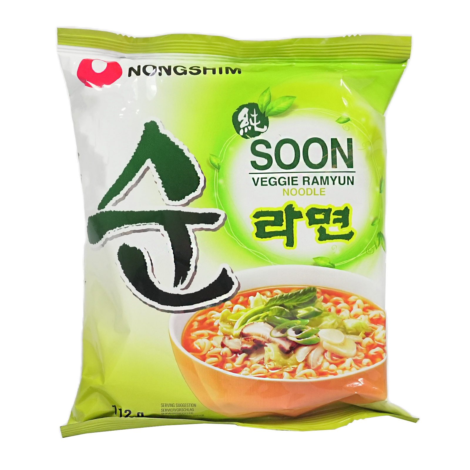 Nong Shim Fertiggericht Nong Shim SOON Veggie Ramyun Instantnudeln 20x112g – Bild 2 von 2