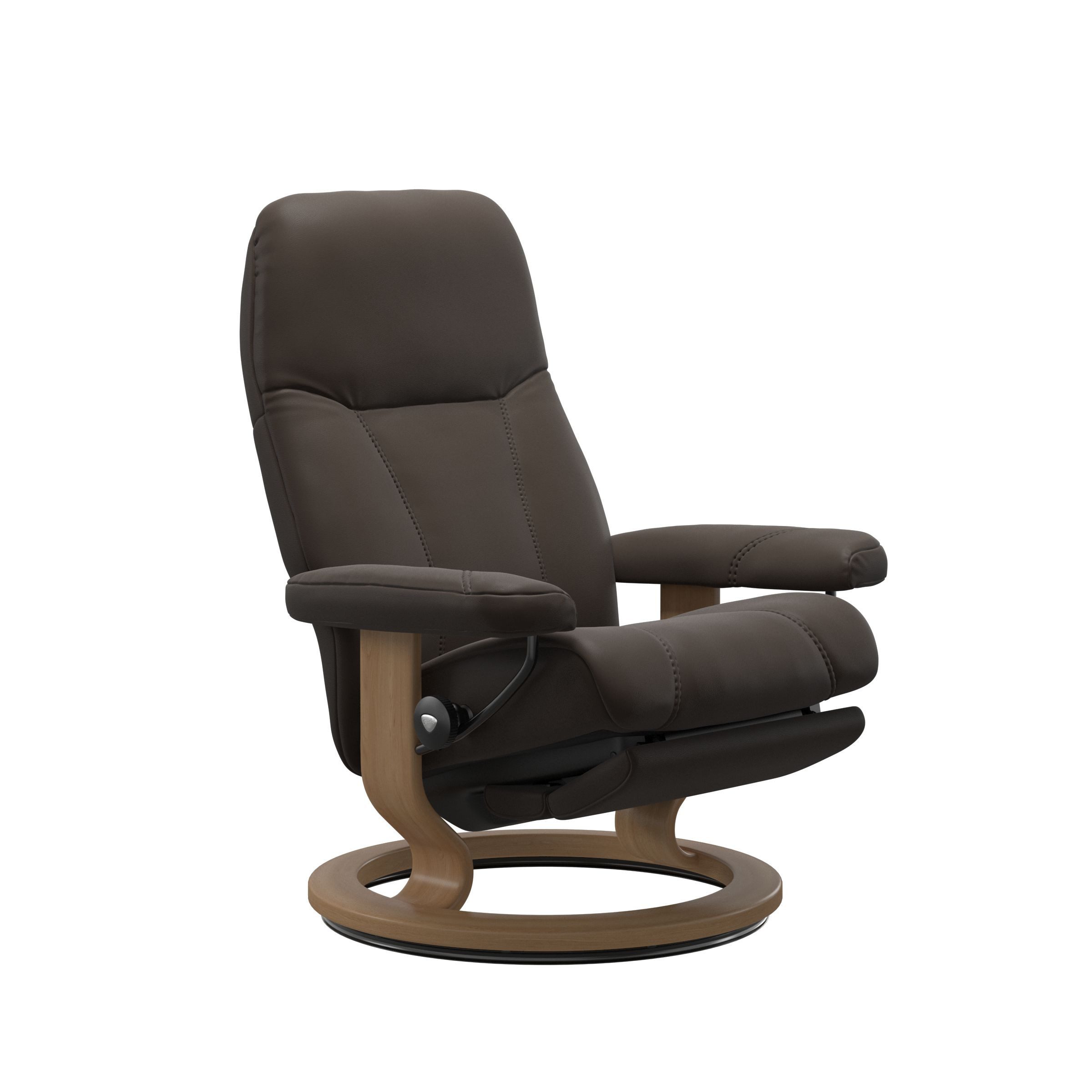Stressless® Relaxsessel Consul Classic Power Leg & Back, Leder Batick braun