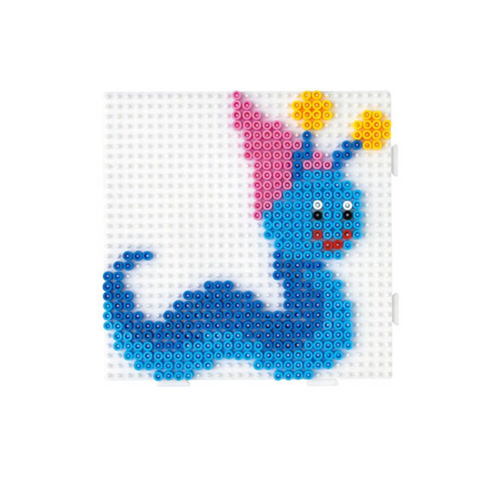 Hama Bügelperlen Hama Midi-Stiftplatte gr. Quadrat Multi, weiß