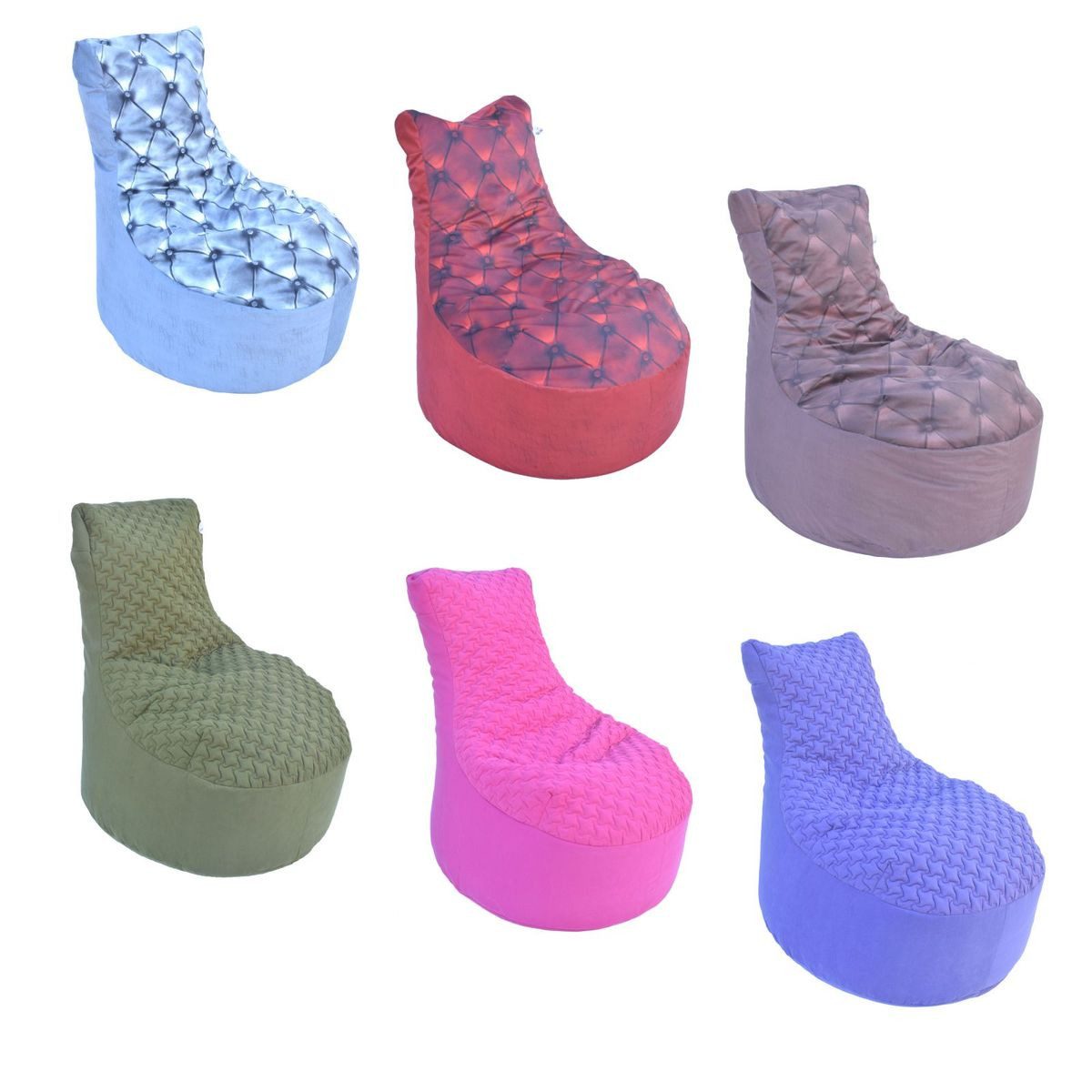 Marabellas Shop Bodenkissen Sitzsack Sitzkissen mobil Bodenkissen Ø70x100 cm cm Sessel Indoor, selbst expandierend