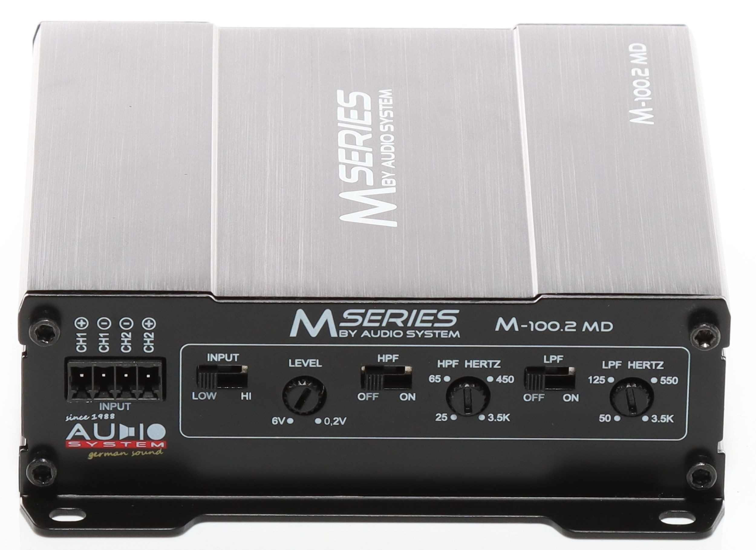 Audio System Audio System M-100.2 MD 2-Kanal Verstärker Verstärker