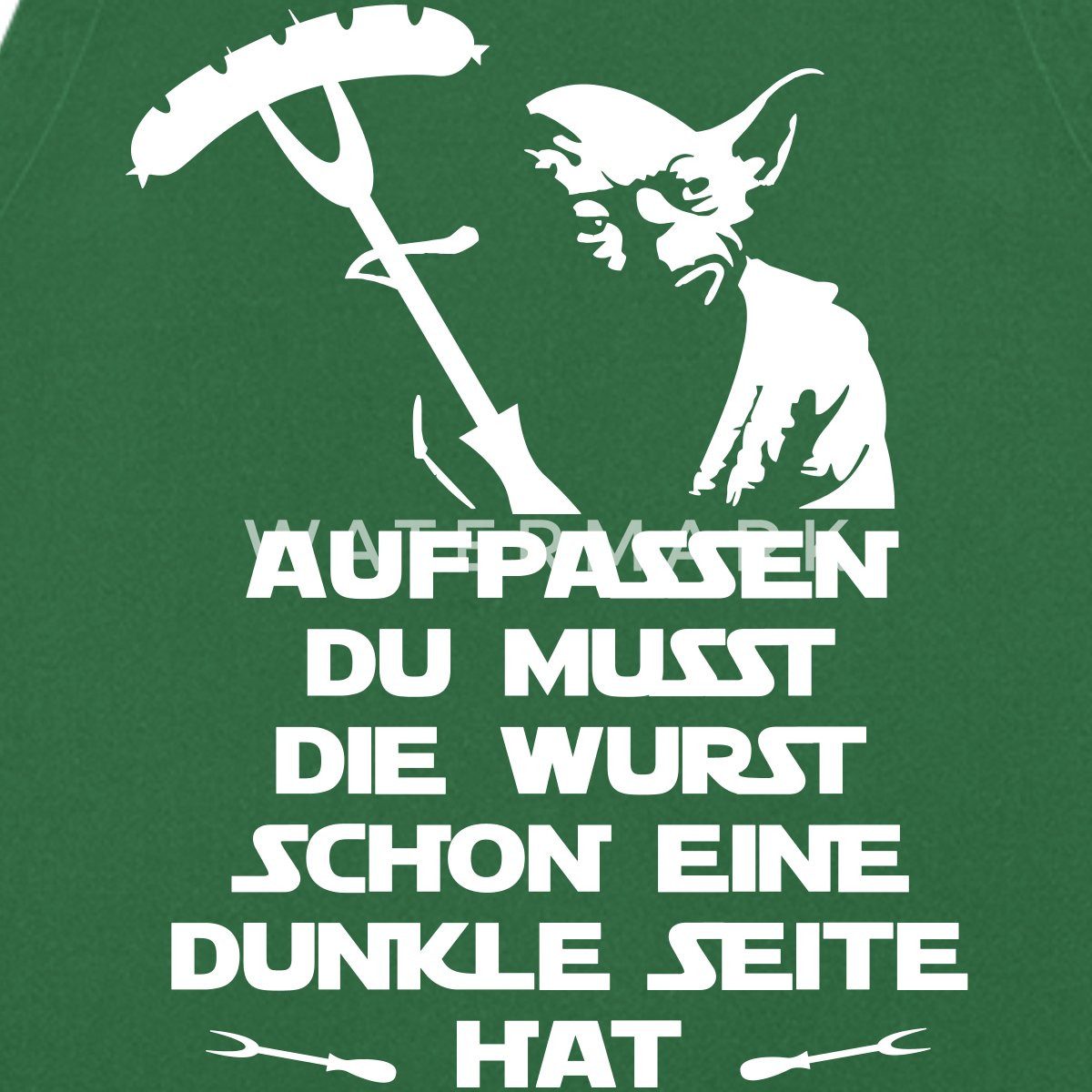 Spreadshirt Kochschürze Aufpassen Du Musst Die günstig online kaufen