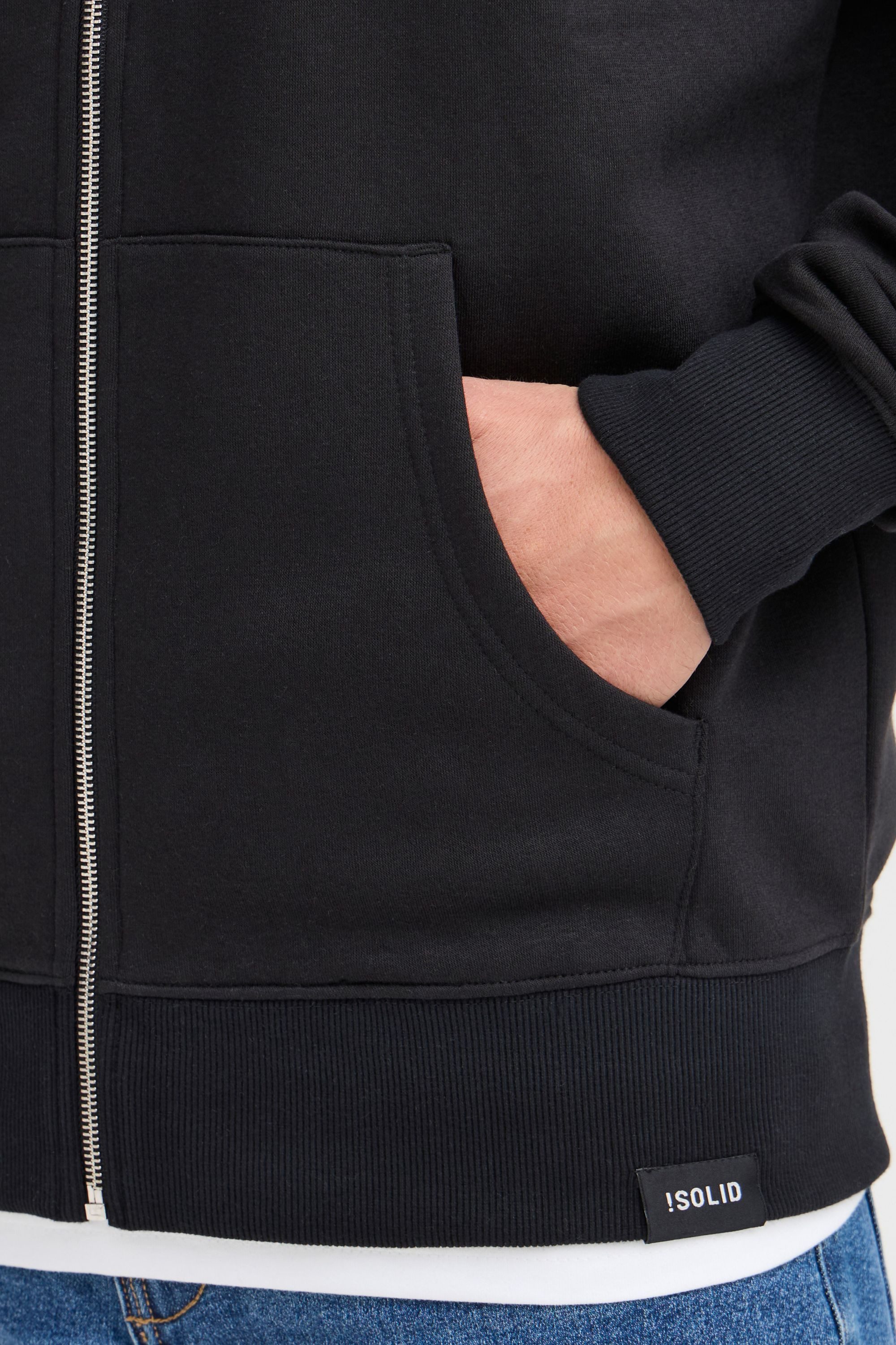 !Solid Sweatjacke SDHenne Lässige Kapuzensweatjacke mit Backprint