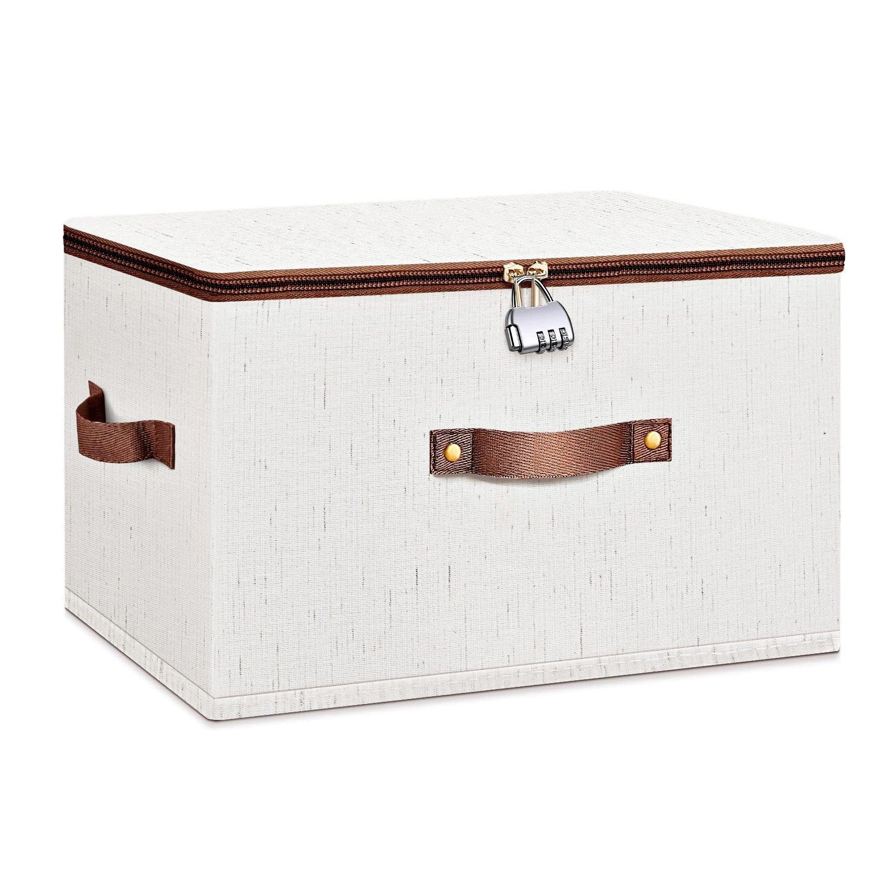 Abschließbare Aufbewahrungsbox 24x31x20 Cm – Aus ABS/PP, Mit Zahlenschloss, Stapelbar, Transparent, Für Büro, Küche, Schlafzimmer