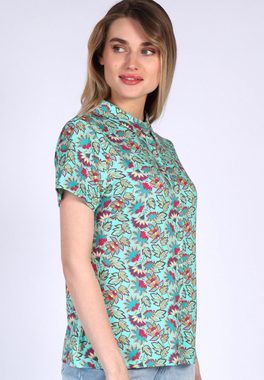 Lykka du Nord Klassische Bluse Cylita oriental flower