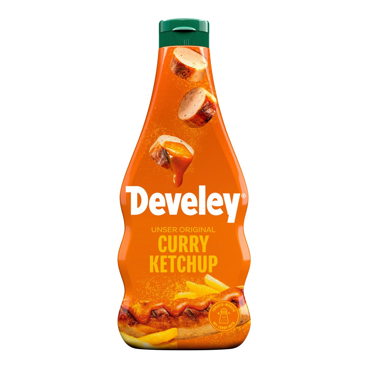 Develey Saucen, Develey Original Curry Ketchup fruchtig wuerzig mild 500ml
