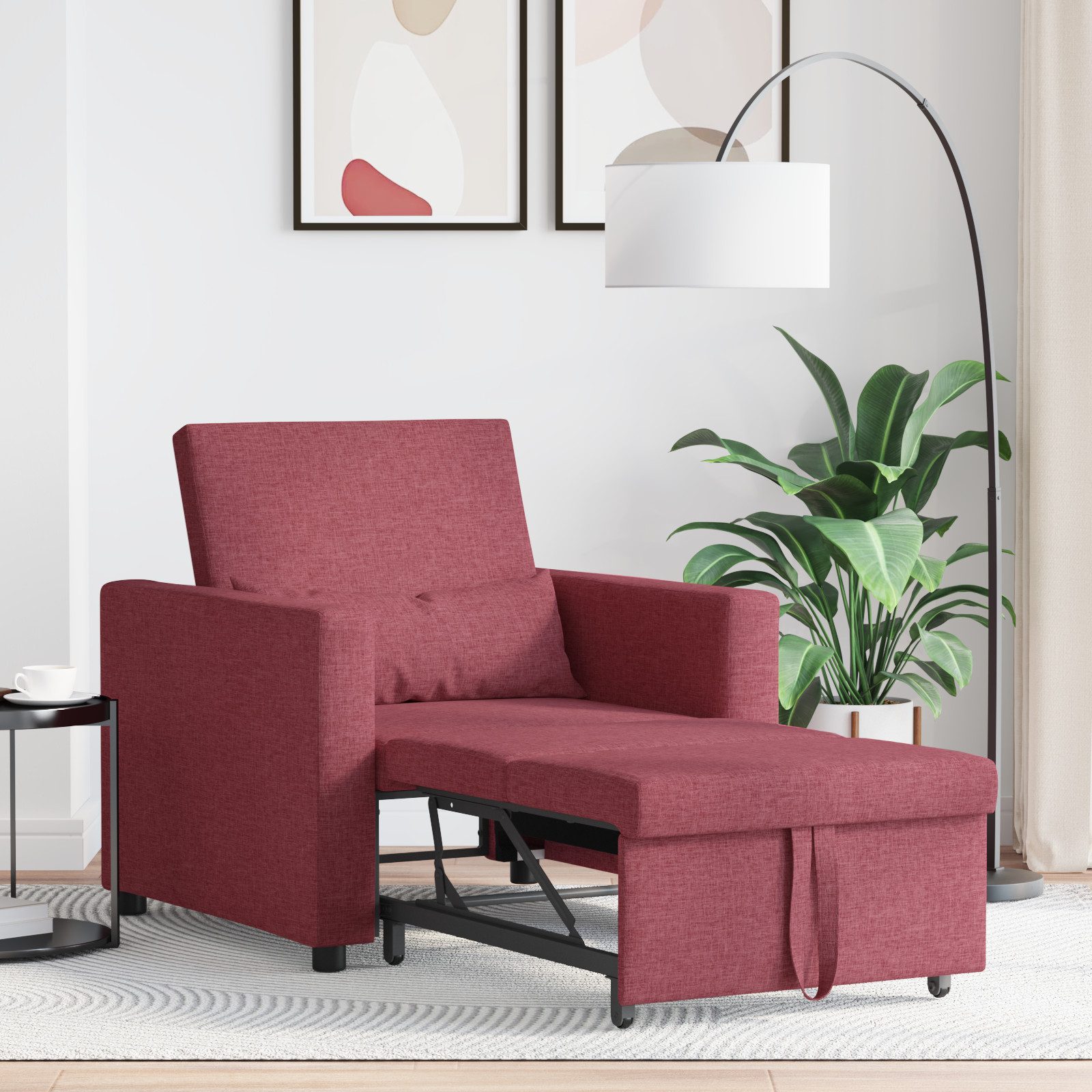 vidaXL Sessel 3-in-1 Einzelsofa Bett umwandelbar günstig online kaufen