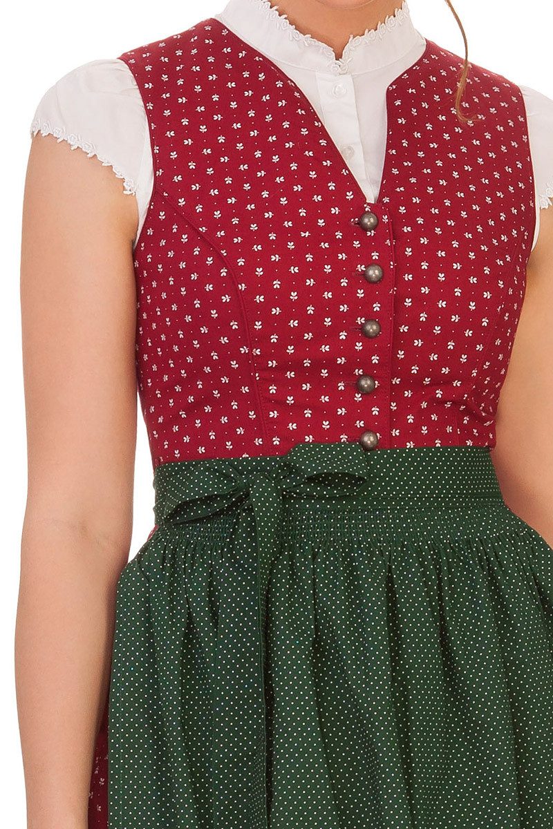 MarJo Dirndl Retro Dirndl 3tlg. - BERNALDA - rot