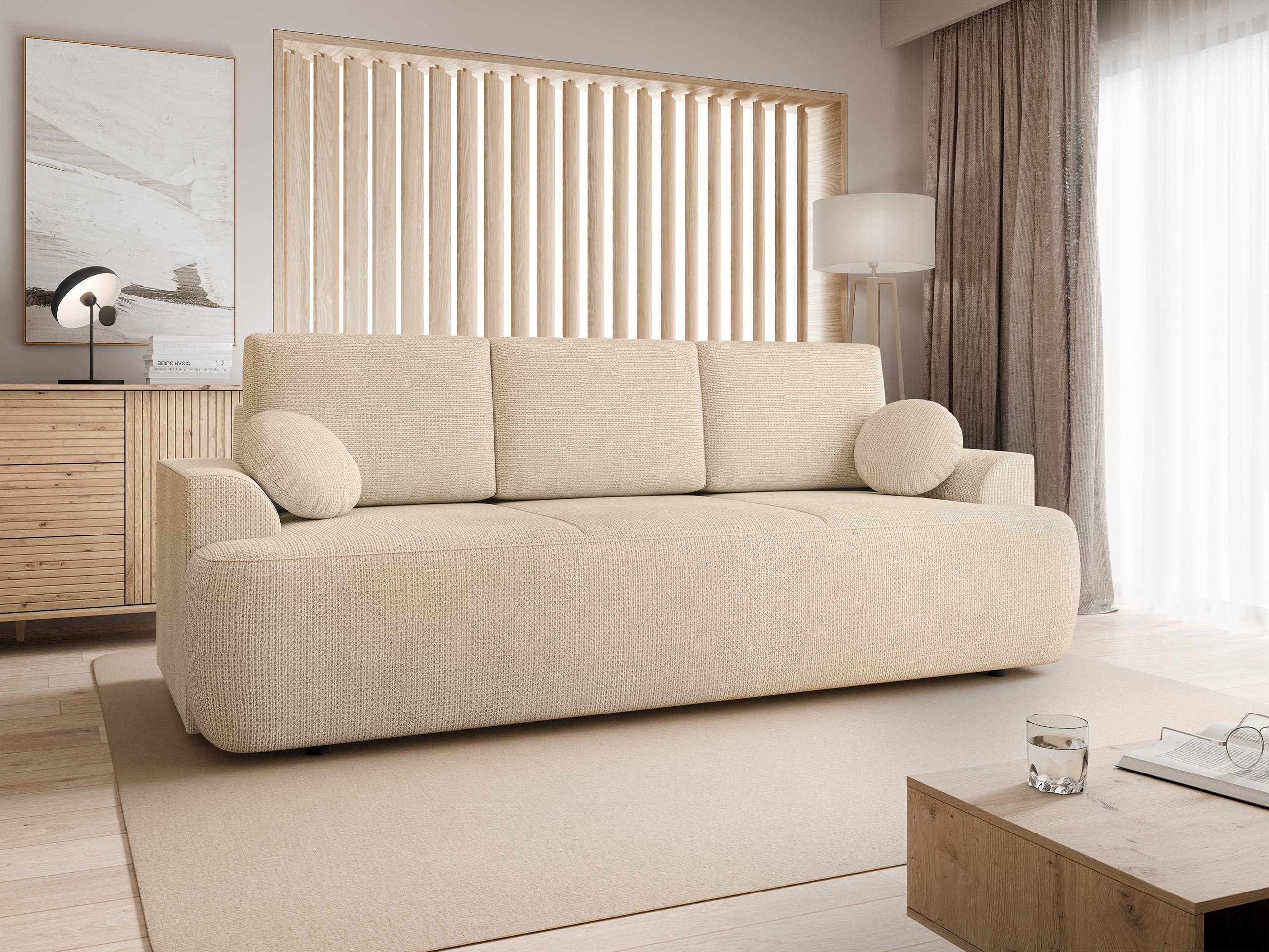 MIRJAN24 Schlafsofa Velo, mit Schlaffunktion und Bettkasten, Ausziehmechanismus DL, 248x110x94 cm