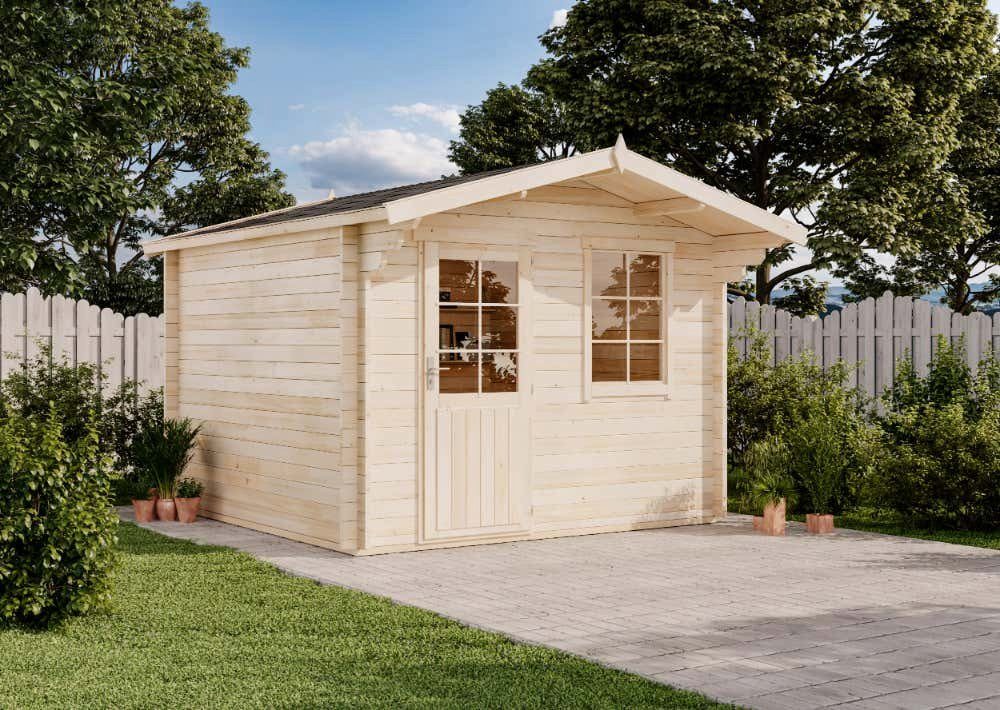 Alpholz Gartenhaus »Gartenhaus Clara40 ISO«, BxT 330,00x390,00 cm