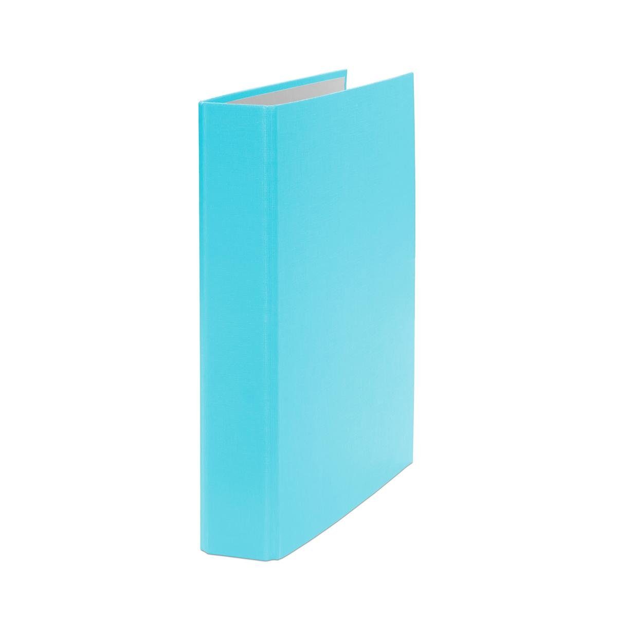 Livepac Office Aktenordner Ringbuch / DIN A5 / 4-Ring Ordner / Farbe: türkis