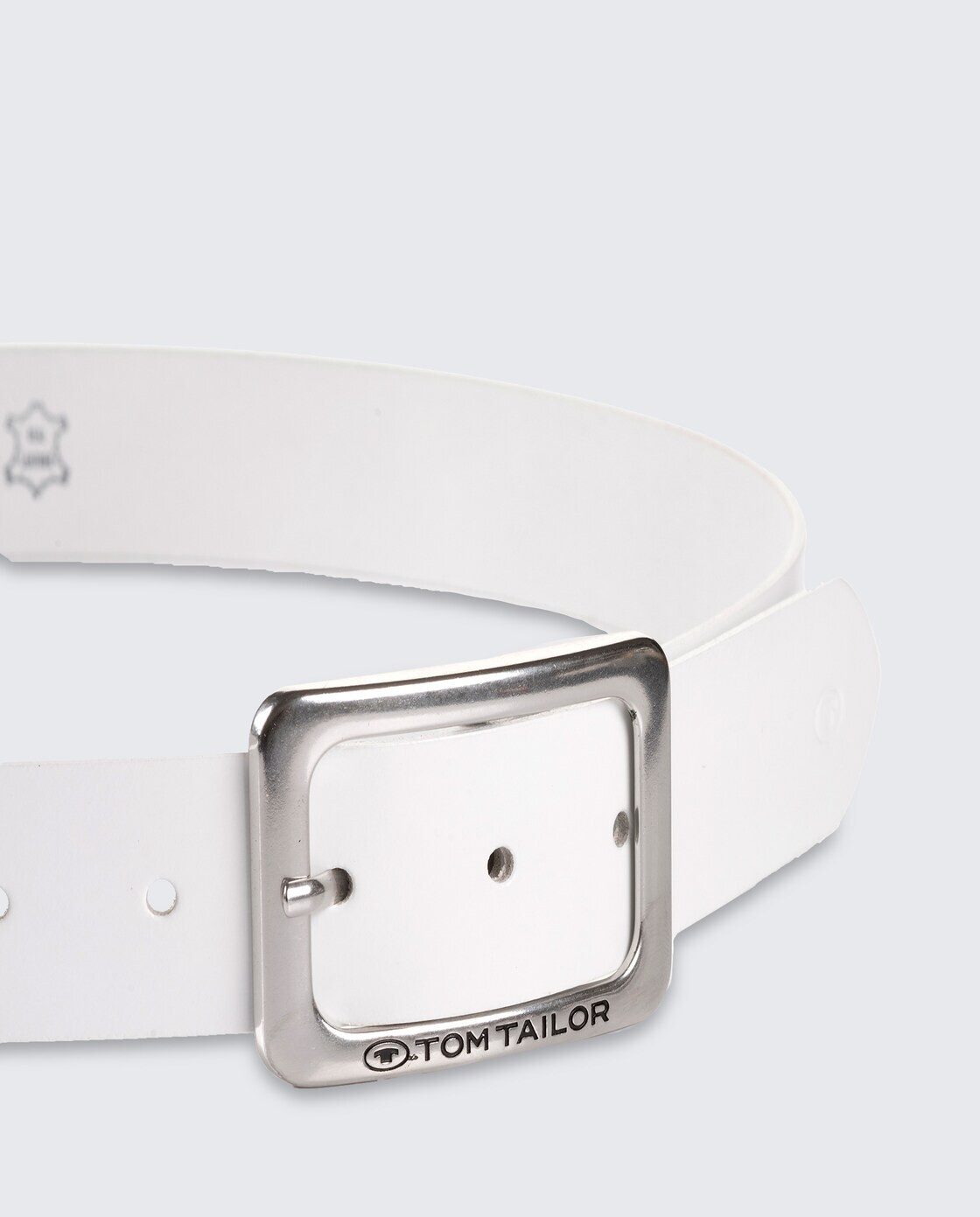 TOM TAILOR Ledergürtel Belts TTEVE Ledergürtel mit abgerundeter Dornschließ günstig online kaufen