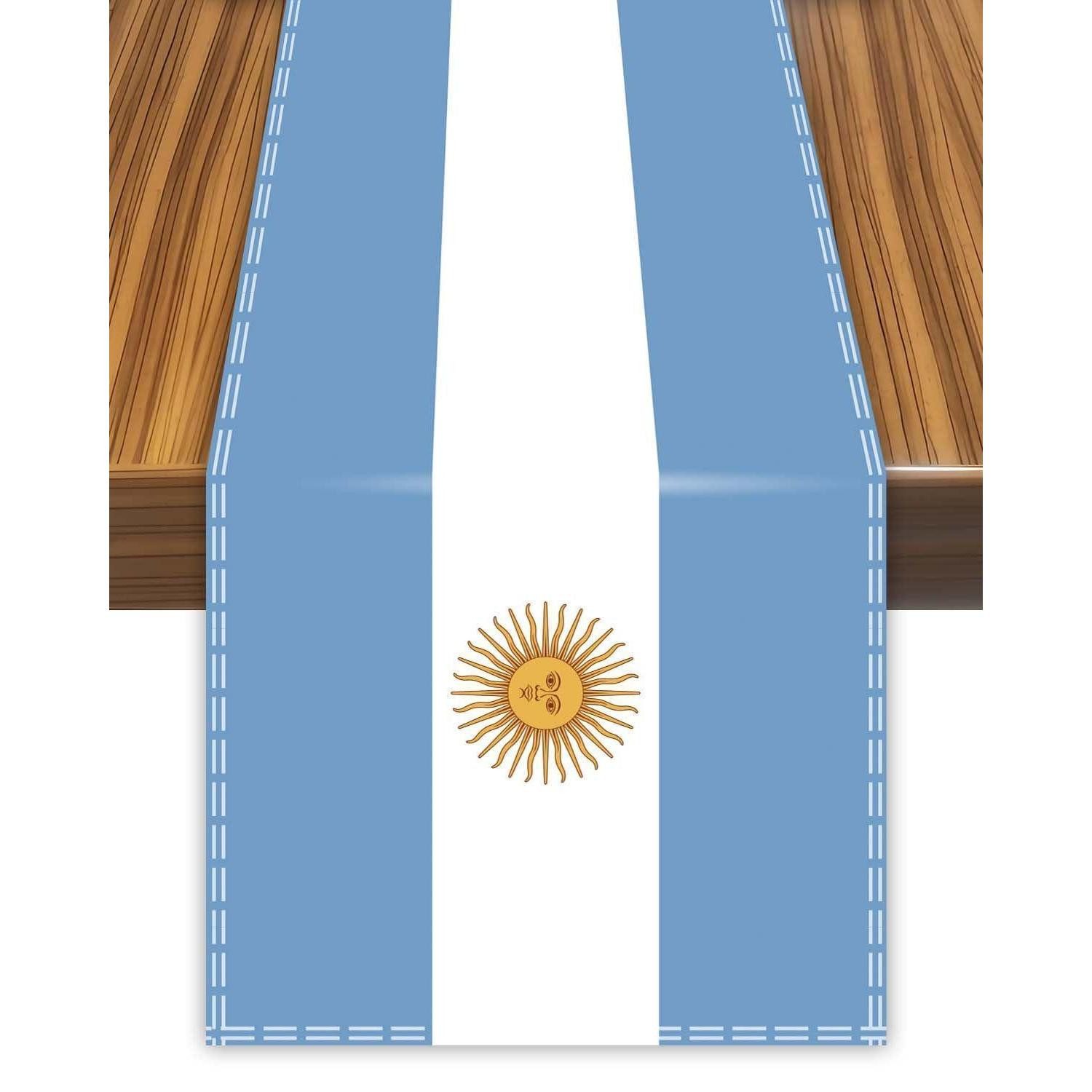 LuxusKollektion Tischläufer Tischläufer Argentinien Flagge 30x180cm