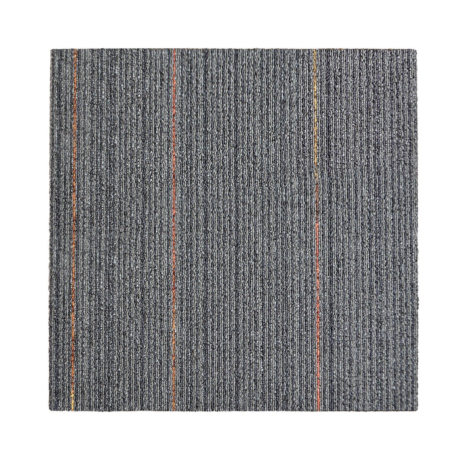 casa pura Teppichfliese Berlin, Bodenschutz, Erhältlich in 5 Farben, 50 x 50 cm, Quadratisch, Höhe: 6 mm, Selbstliegend
