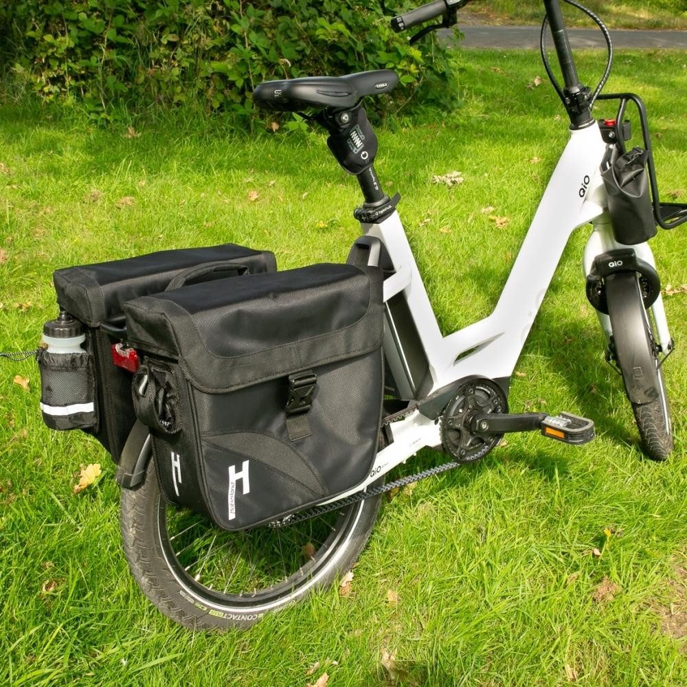 Haberland Fahrradtasche Haberland Doppeltasche 31l Carry On schwarz - geräumige Fahrradtasche