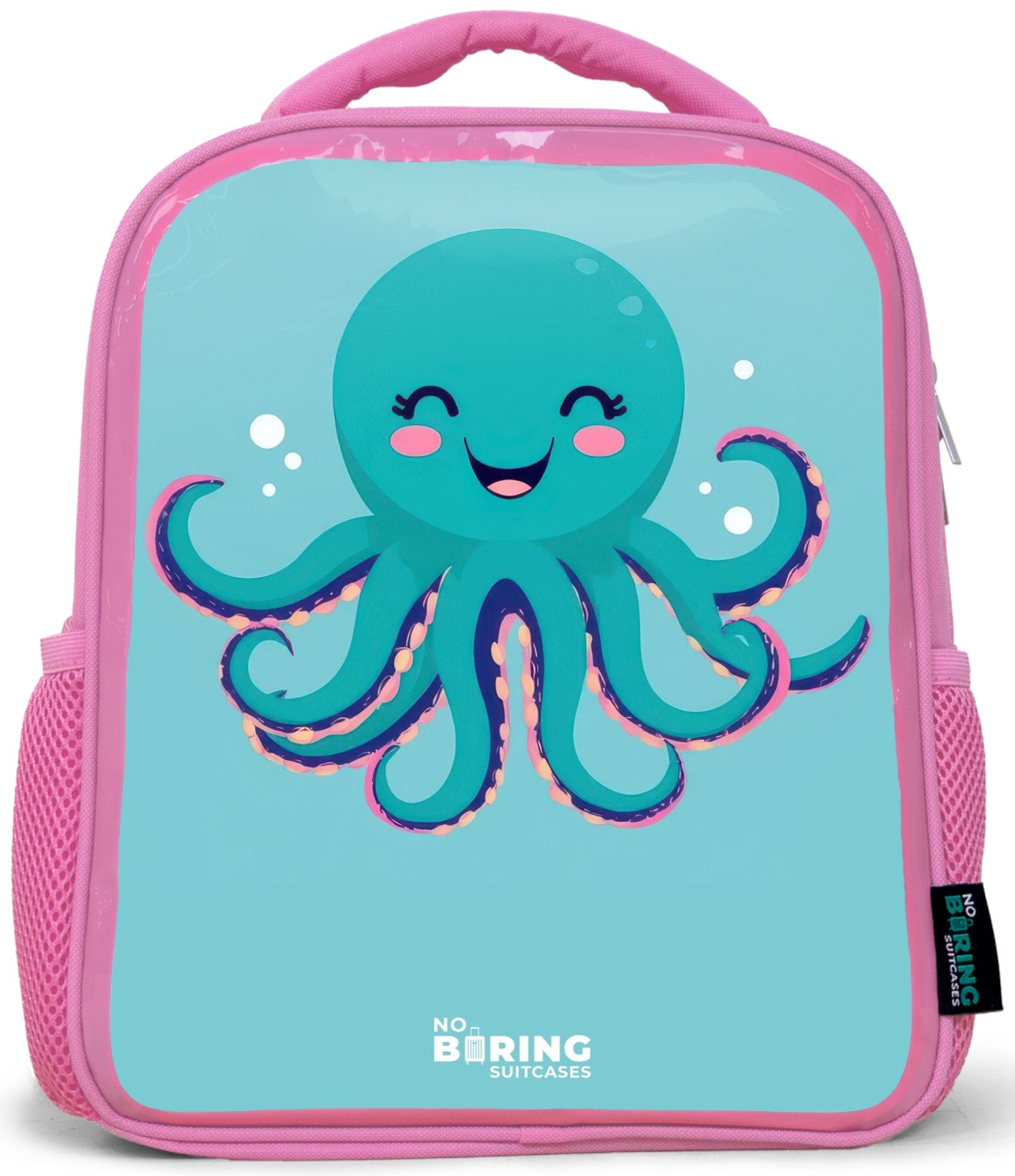 Rucksack Rosa - Oktopus - Wasser - Blau