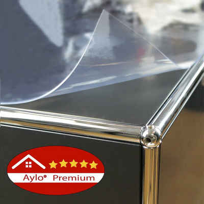 AYLO Tischdecke PVC Kratzschutz für USM Haller Tablare Oberflächenschutzfolie 2 mm matt oder Transparent (Größen wählbar), schütz hochwertige Möbel vor Kratzern