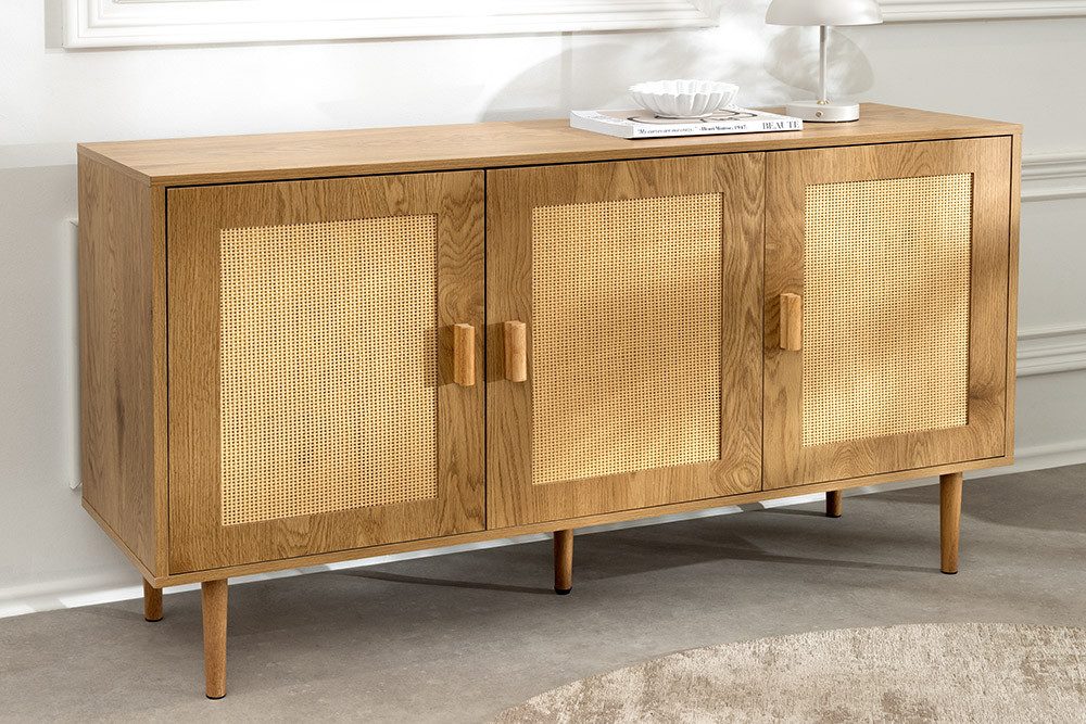 riess-ambiente Sideboard VIENNA 120 cm natur – Wiener Geflecht, günstig online kaufen