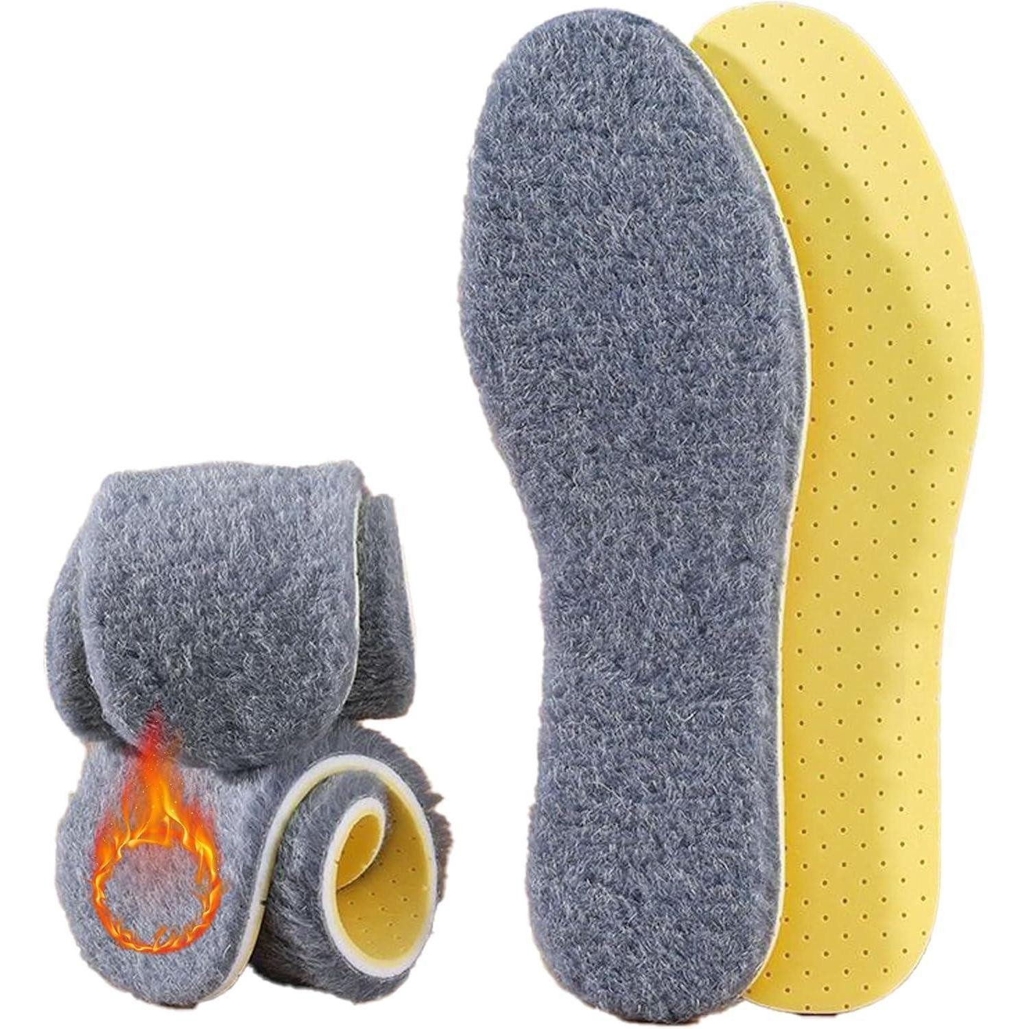 LuxusKollektion Lammfellsohlen Winter Einlagen Lammwolle Warme Innensohlen Thermo Fury Einfügen