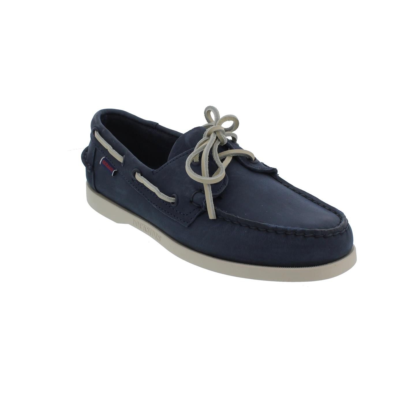 Sebago Sebago Docksides, Nubuck, blue-navy, Men 7000GA0-908 Bootsschuh