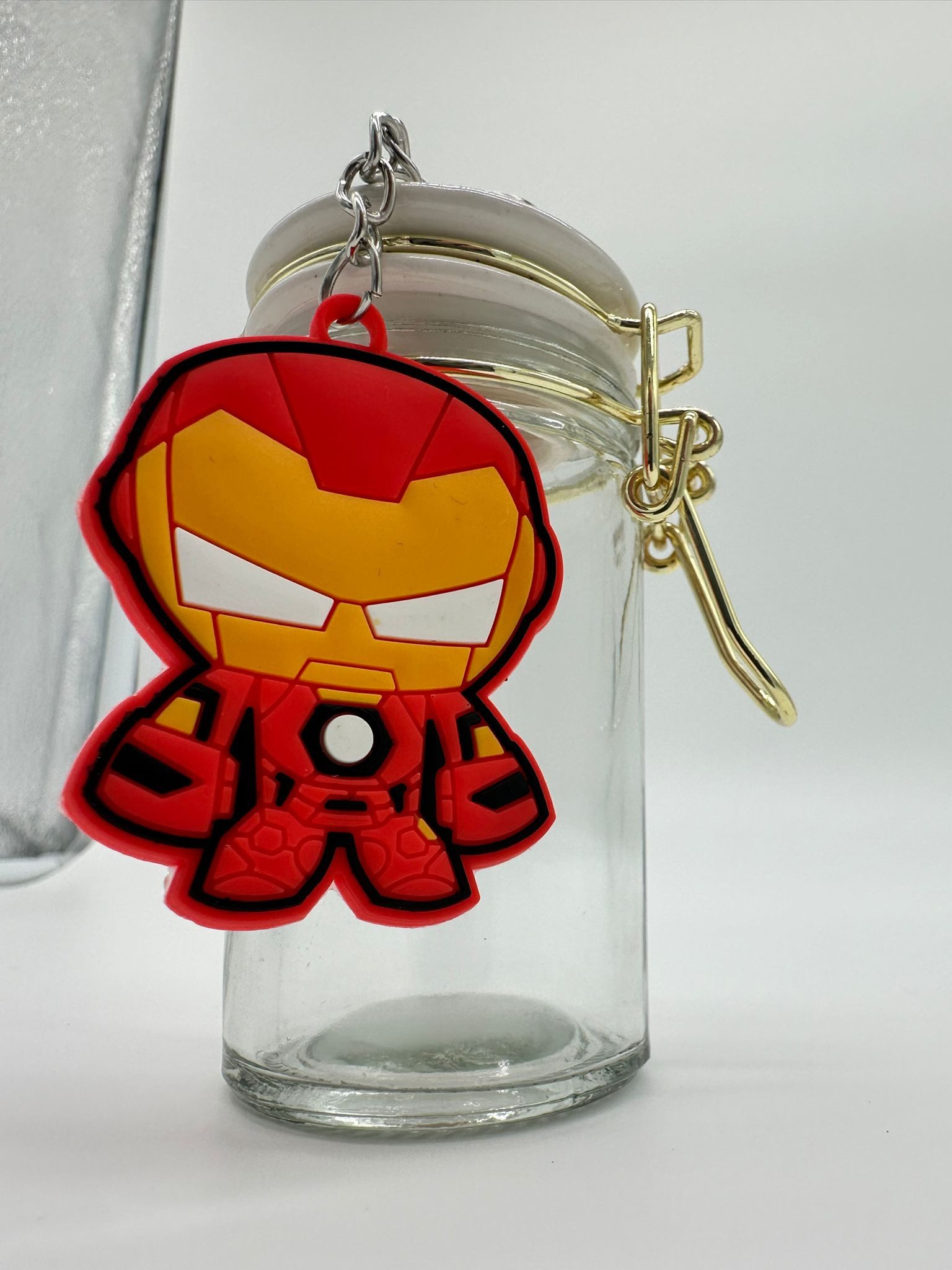 MARVEL Schlüsselanhänger Schlüsselanhänger Marvel Iron Man, Schlüsselanhänger Haustierschlüsselanhänger Geschenk Hund Frau Herren