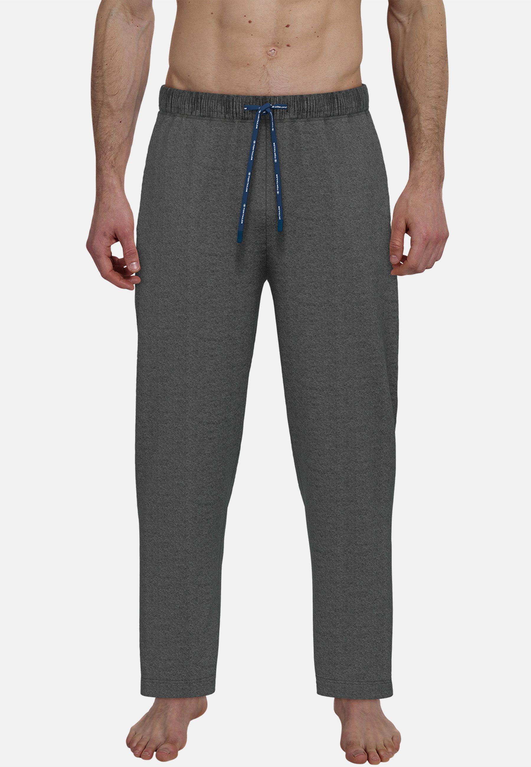 TOM TAILOR Pyjamahose Tennessee mit Gummizug und Bindeband, Cotton Mix