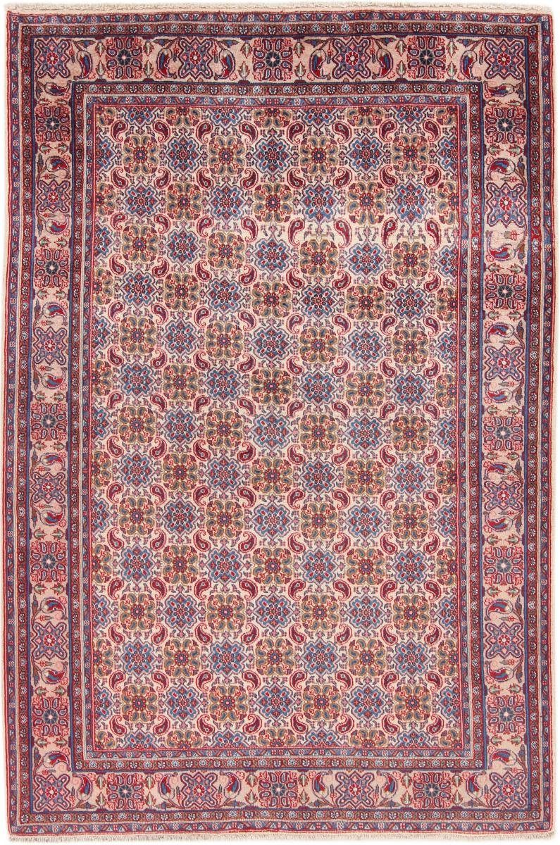 Orientteppich Hamadan Shahrbaft 132x198 Handgeknüpfter Orientteppich, Nain Trading, rechteckig, Höhe: 8 mm