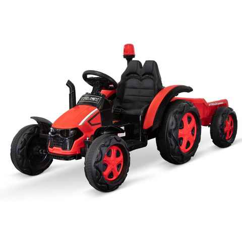 Kidix Elektro-Kindertraktor Kinder Elektro Traktor 2x35W 12V/7Ah Kinderauto Kinderfahrzeug