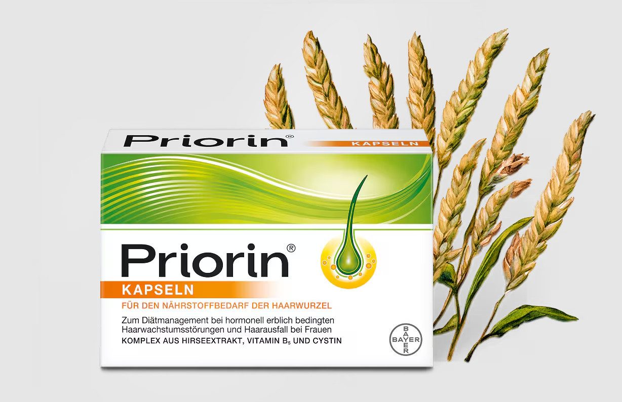 Priorin® Priorin Kapseln 120 St Kapseln, 120 er Einzelpackung à 94 g, Einfache Anwendung, Fördert Haarwachstum, Versorgt die Haarwurzel