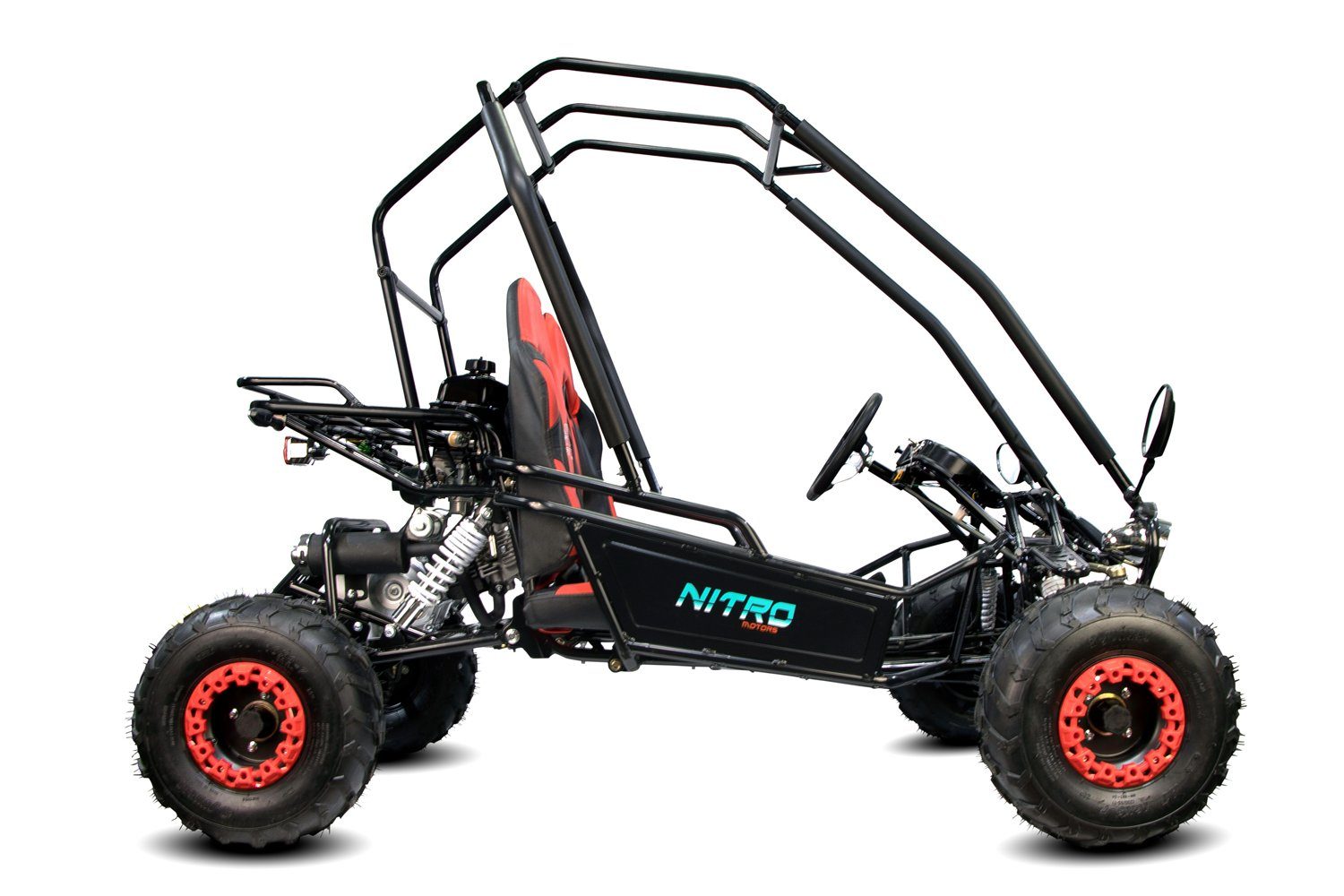 Nitro Motors Quad 125cc midi Hunt Kinderfahrzeug RG7-A 7" Buggy Kinder Grün ATV, ccm 125,00