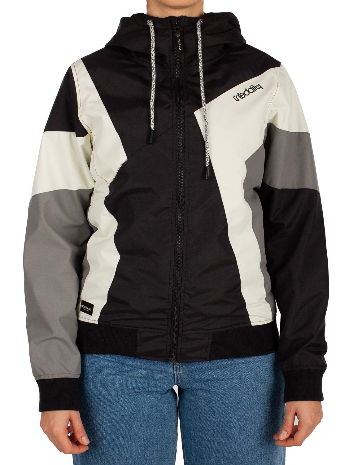 iriedaily Allwetterjacke IrieDaily Puzzled Jacket (1-St) wasserabweisend (2000mm/br), und windabweisend