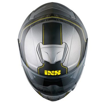 IXS Motorradhelm IXS HX 215 Techno Grau-Neon Gelb Matt, Motorradhelm/Rolllerhelm mit
