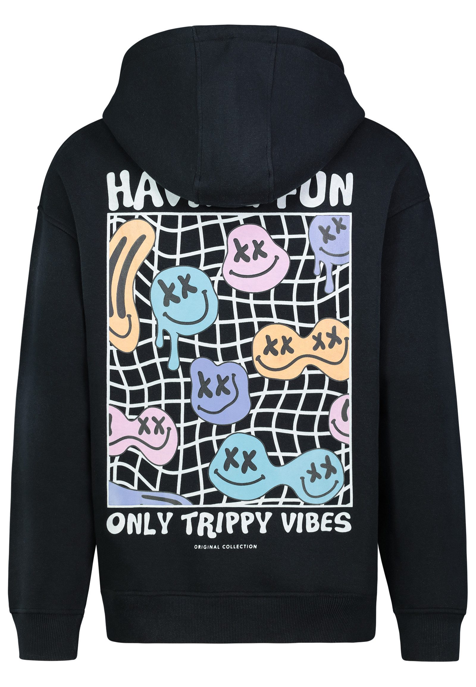 SUBLEVEL Hoodie Herren Kapuzenpullover mit verspielten Prints Sweater, Kapu günstig online kaufen