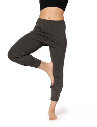 Bellivalini Leggings Yoga Leggings Damen Yogahose mit Rock 3/4 BLV50-276 (1-tlg) mit Rock