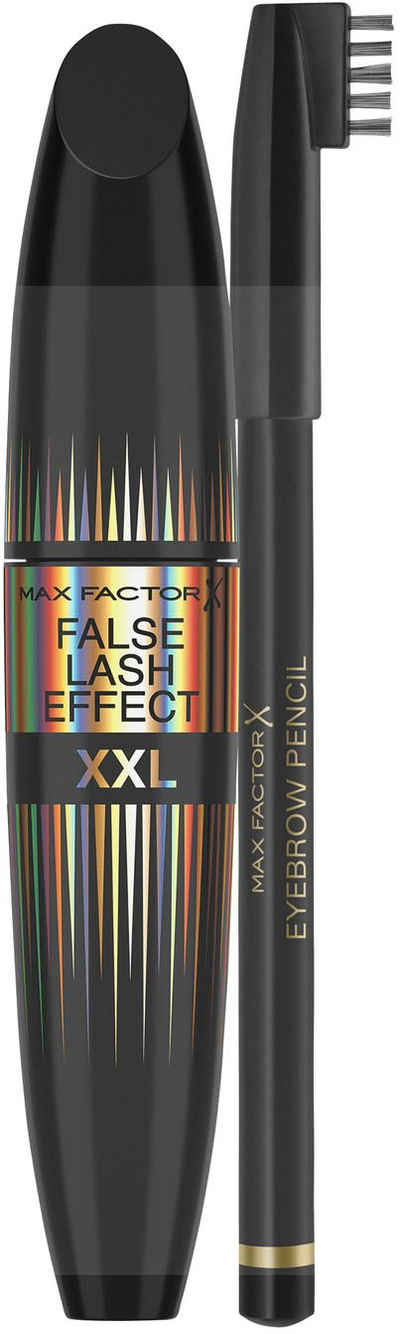 MAX FACTOR Mascara-Set »FLE XXL Masc&gratisEyebr.Pen«, 2-tlg.