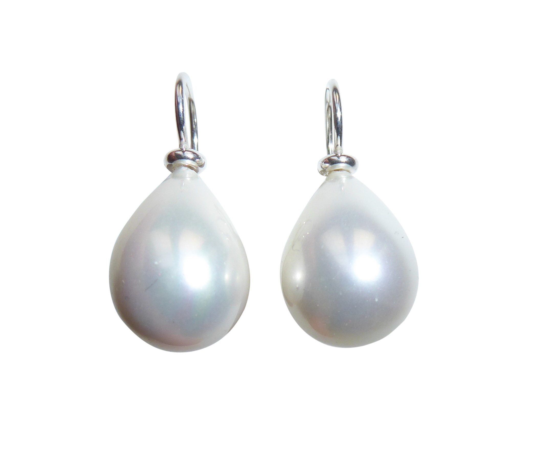 Mugello Perlenohrringe Goccia weiß Sterlingsilber Muschelkern zeitlos elega günstig online kaufen