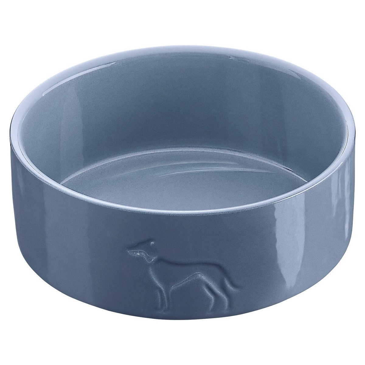 Futternapf Keramik-Napf Osby Glazed taubenblau für Katzen