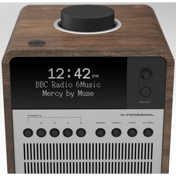Revo SuperSignal DAB+/DAB/UKW Radio (BT, AuxIn) Digitalradio (DAB) (DAB+ und UKW Radioempfang, 10 W, Bluetooth mit aptX Support)