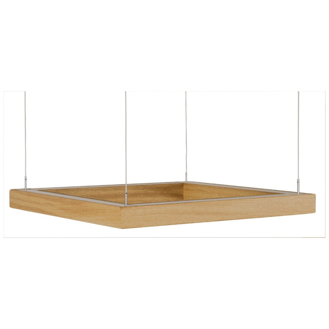 HerzBlut LED Deckenleuchte Leonora LED, Alu LED-Leiste Acryl, satiniert