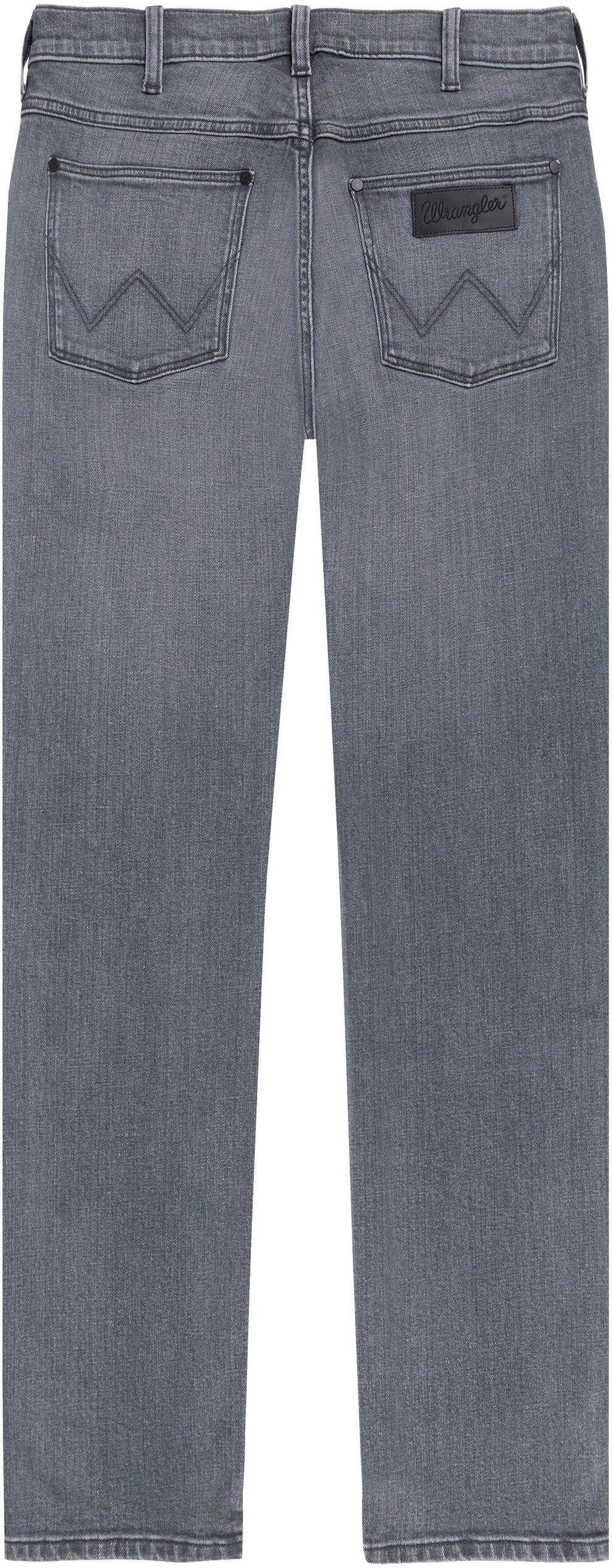 Straight Greensboro Straight Wrangler Stretch-Jeans ebony Regular sky Regular