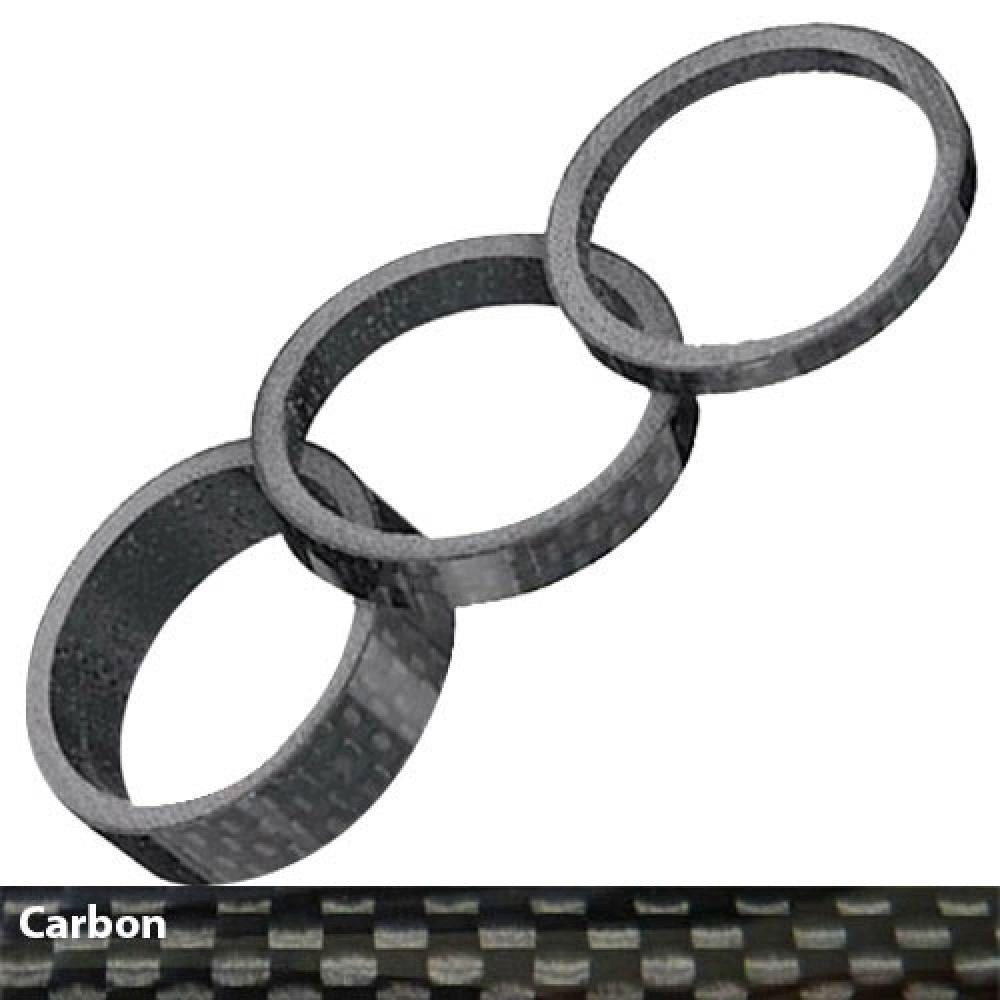 Humpert Fahrradlenker Humpert, Spacer 1 1/8" Carbon 3mm, 66222000