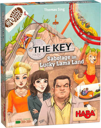 Haba Spiel, Detektiv-Spiel »The Key Sabotage im Lucky Lama Land«, Made in Germany