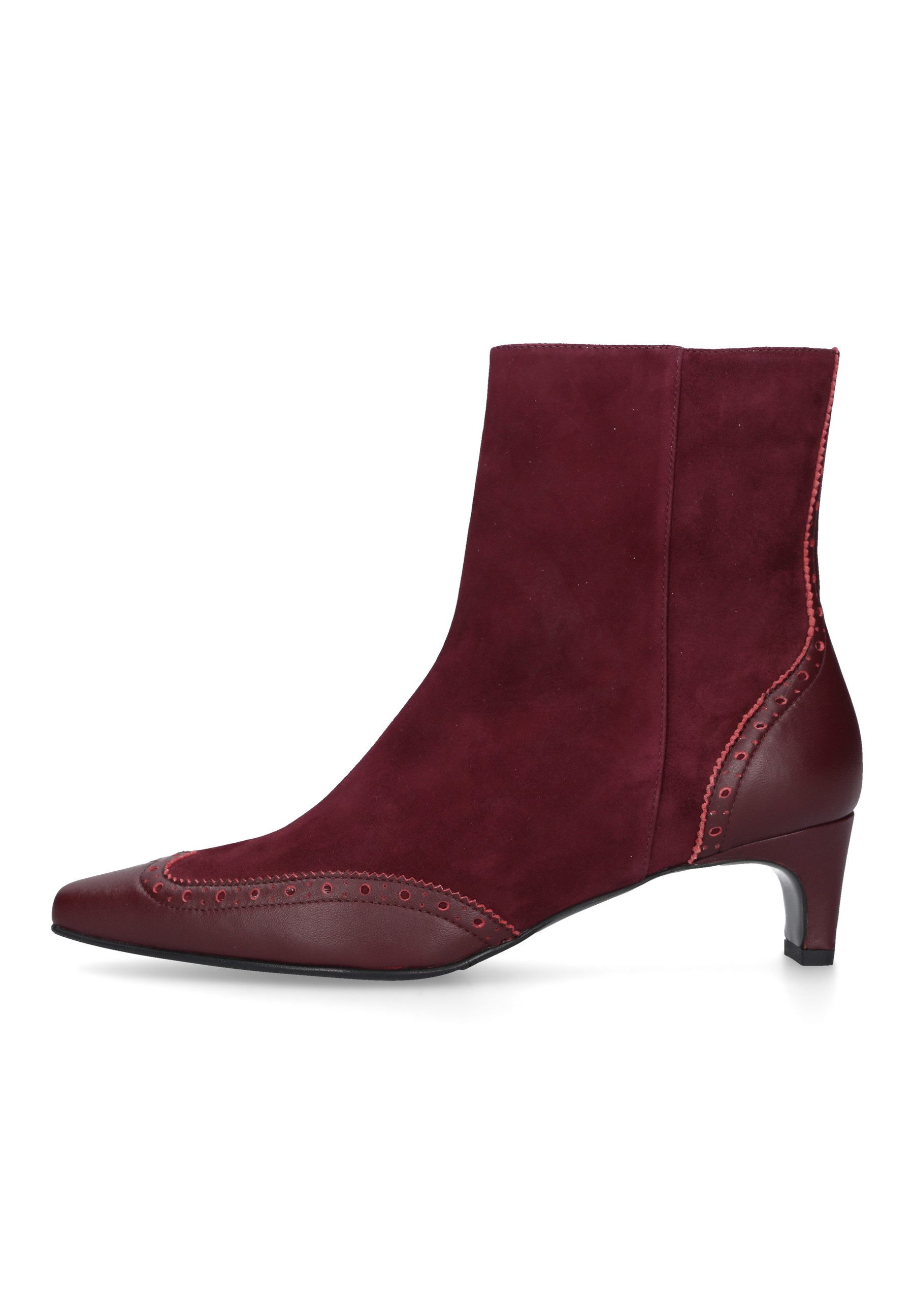 Henry Stevens Madison ZB40 Schlupfboots Damen Stiefelette mit Absatz handgefertigt, Lederschuh
