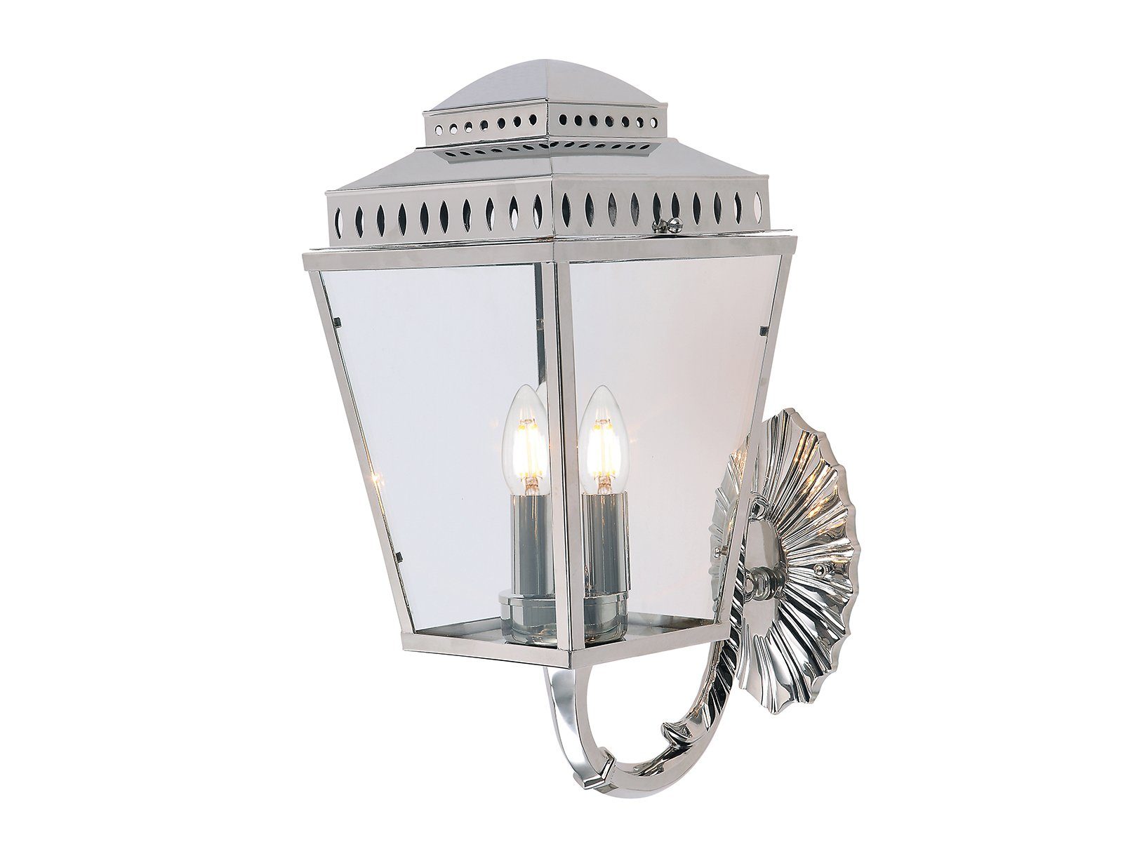 Elstead LIGHTING LED Außen-Wandleuchte, LED wechselbar, warmweiß, LED Fassadenbeleuchtung Terrassenlampen Landhausstil Außenlicht H 48cm