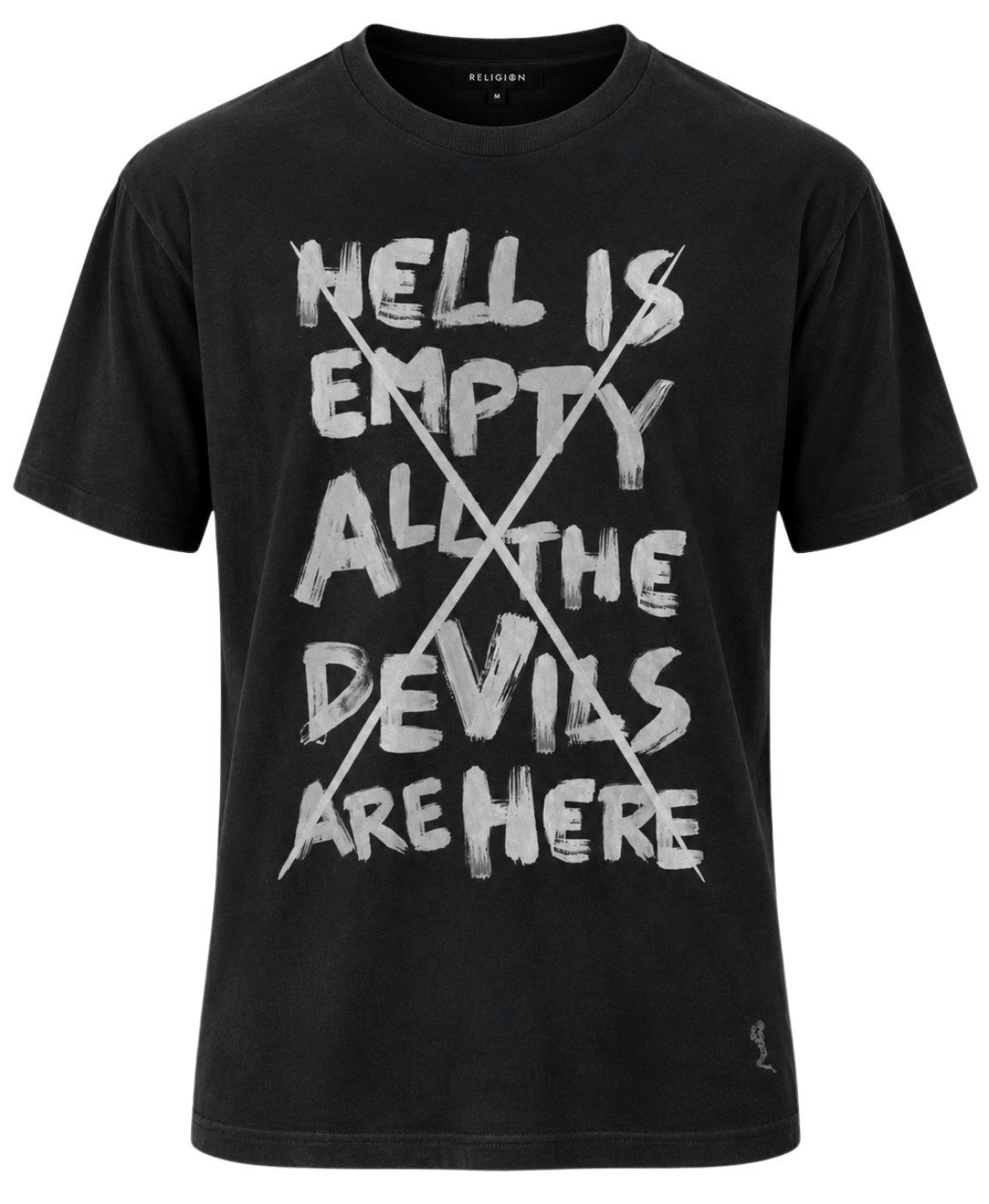 Religion T-Shirt RELIGION Clothing Herren T-Shirt HELL IS EMPTY-Schwarz-XXL