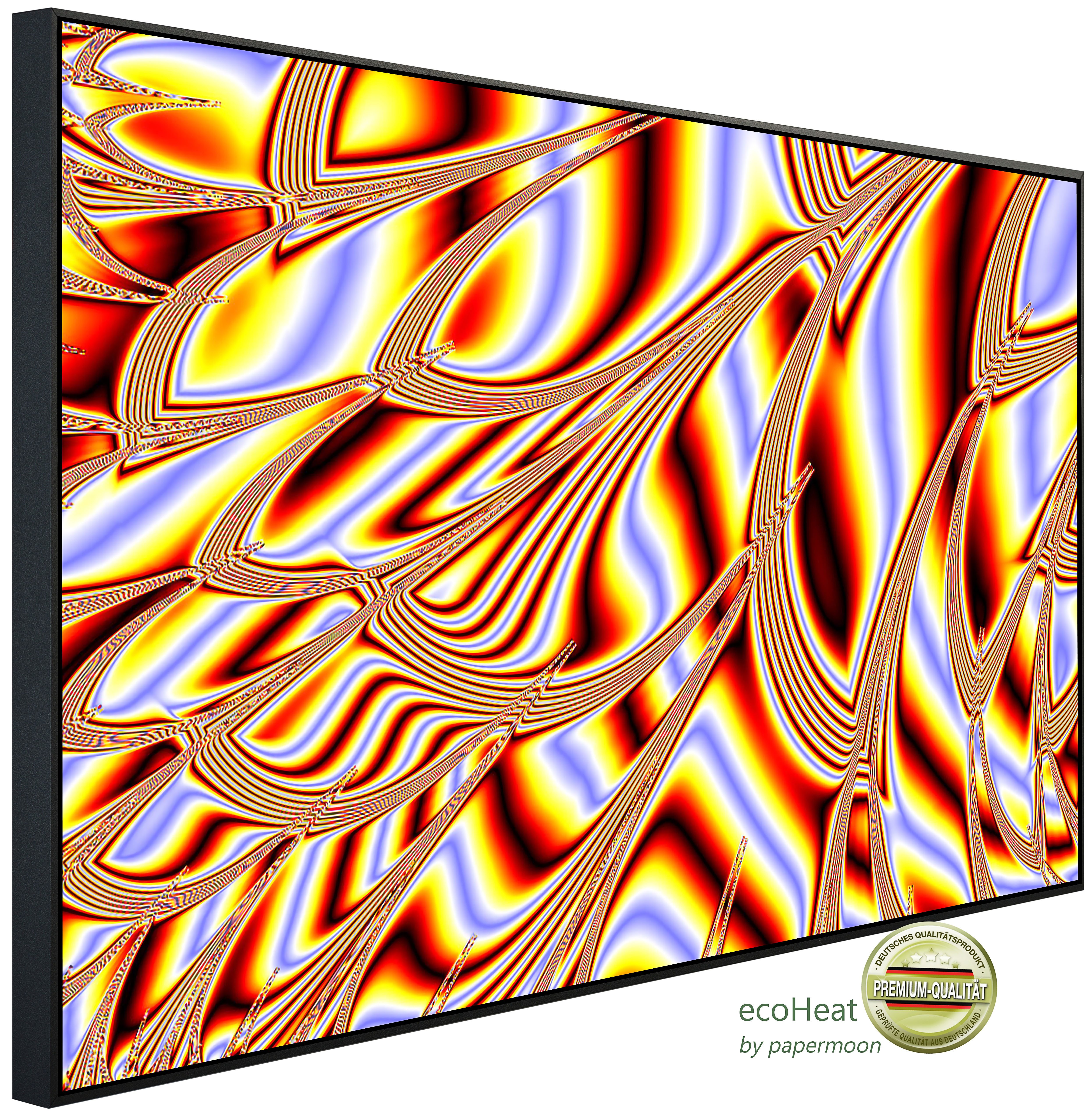 Infrarotheizung INFRAROT-BILD-HEIZUNG, Psychedelischer Regenbogenwirbel
