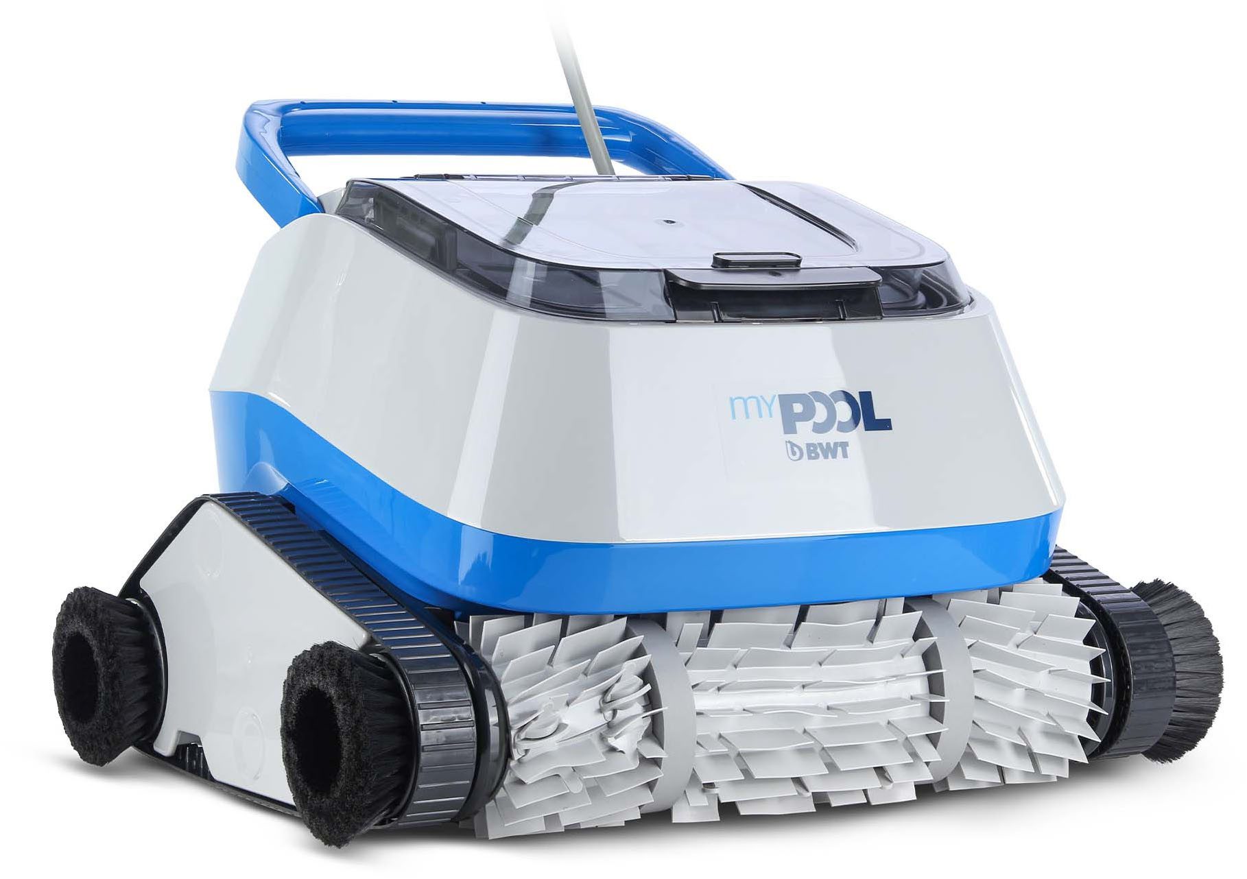 my POOL BWT Poolroboter POWER ONE4ALL PREMIUM Nachfolger für POWER 4.0, Mit Kabel, reinigt Boden, Wand und Wasserlinie