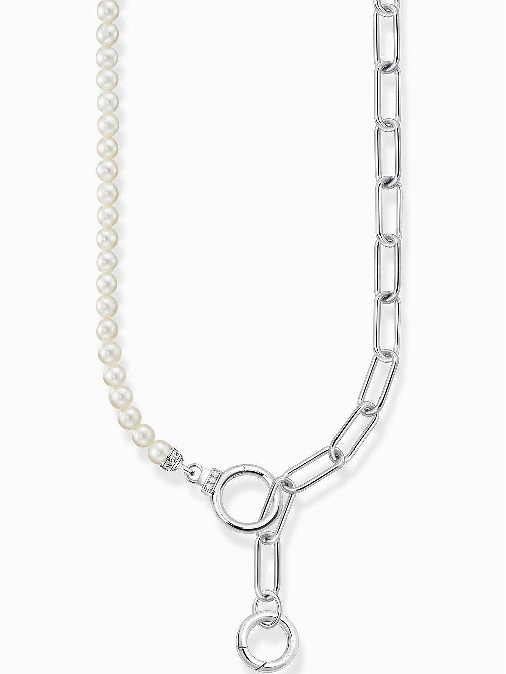 THOMAS SABO Kette mit Anhänger Thomas Sabo KE2193-167-14 Damen Collier Süßwasserzuchtperlen & Glied