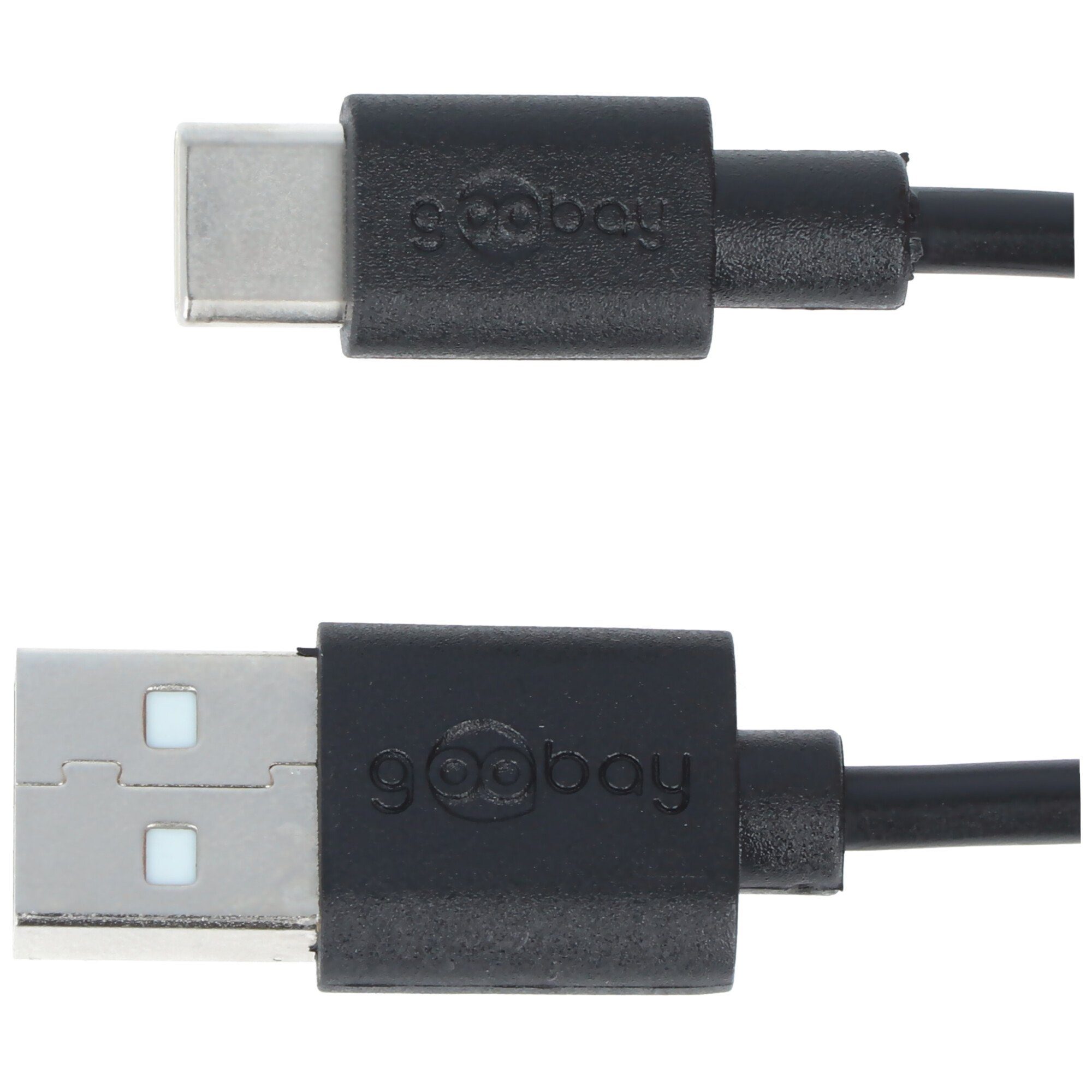 Lade- für USB-C alle mit Ansch Akku-Ladestation und Synchronisationskabel Geräte USB-C Goobay